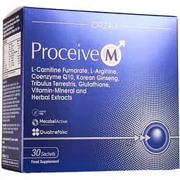 Формула для чоловіків Orzax Proceive M, 30 саше для підтримки здоров'я репродуктивної системи