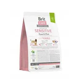 Сухий корм Brit Care Dog Sustainable Sensitive для собак з чутливим травленням, з рибою та комахами, - мініатюра 3