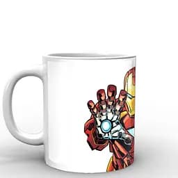 Кухоль GeekLand Залізна Людина Iron Man ручне малювання IM.02.029 330 мл білий - мініатюра 2