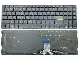 Клавіатура для ASUS X521, X521EA, X521EQ, X521FA, X521FL, X521JQ, X521UA, S533, S533E, S533F (RU Black з підсвічуванням). Оригінал