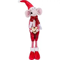 Новогодняя мягкая игрушка Novogod'ko Мышонок Мальчик в красном 56 см (974641)