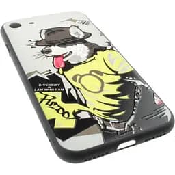 Чохол-накладка PUZOO TPU Case with UV Printing Hip Hop iPhone 7/8/SE 2020 RAP Alaskan Grey - мініатюра 3