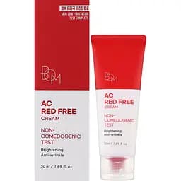 Крем для лица Beauty of Majesty BOM AC Red Free Cream с коллоидной серой и ниацинамидом 50 мл