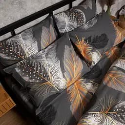 Набір наволочок Moon&Star Бязь Gold Люкс Mystic Feathers 60х60 см 2 шт - мініатюра 2