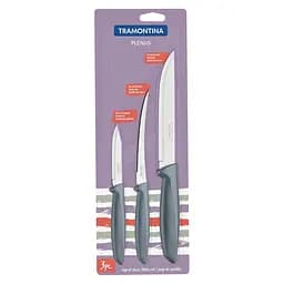 Набір ножів Tramontina Plenus Grey 3 предмети (6366866)