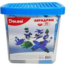 Конструктор Аэродром Doloni 013888/09 в пластиковом боксе 162 детали