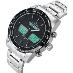Годинник чоловічий наручний Naviforce Plaza NF9099 Black-White-Black, NF9099 B/W/B (15229) - мініатюра 2