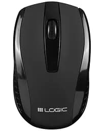 Миша LogicConcept LM-31, бездротова, 1200dpi, 3кн., USB, чорна (M-LC-LM31W-BK)