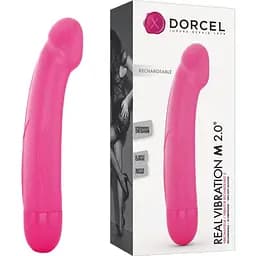 Вібратор для точки G Dorcel Real Vibration Magenta 2.0 22 см рожевий