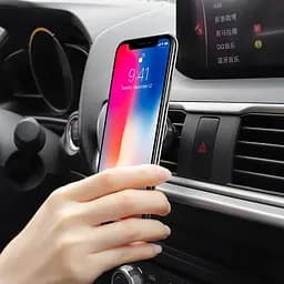 Автотримач Hoco CA47 Metal Magnetic in-car Holder for Air Outlet (Black) [73712] - мініатюра 3