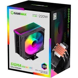 Кулер для процесора GameMax Sigma 550 Infinity BK (Sigma 550 Infinity BK) - мініатюра 8