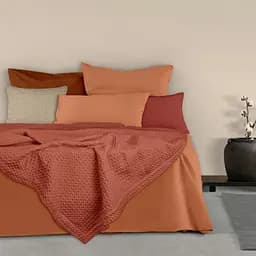 Плед-покривало Cosas Waffle Weave Rust 160х230 см (Blanket_29Pust_WaffleWeave_160x230) - мініатюра 2