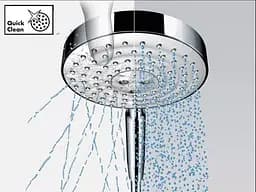 Душова система Hansgrohe Croma Select S 280 1jet Showerpipe з термостатом Brushed Black Chrome 26890340, Шліфований чорний хром - мініатюра 5