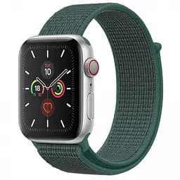 Ремінець Nylon для Apple Watch 42(ser.1-3)/44/45/46/49mm Зелений / Pine green
