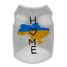 Майка для собак WAUDOG Clothes малюнок Будинок сітка M B 38-41 см C 20-23 см (4823089349305) - мініатюра 2