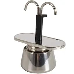 Кавоварка гейзерна Bo-Camp Stainless Steel 2-cups Silver срібляста (2200545)