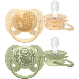 Пустышка Philips Avent Ultra Soft 6-18 мес. 2 шт. (SCF091/46)