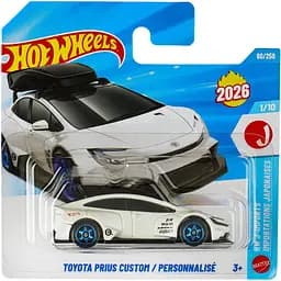 Базова машинка Hot Wheels HW J-Imports 2026 Toyota Prius Custom біла (5785) JJH37-N521