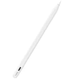 Стилус Hoco GM112 Intelligent anti-lost active capacitive pen with digital display for iPad White - мініатюра 3