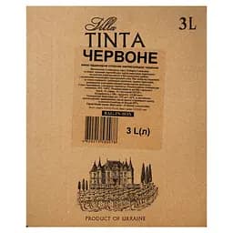 Вино Villa Tinta, червоне, напівсолодке, 11-12%, 3 л (8000019387891) - мініатюра 4