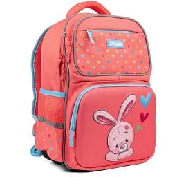 Рюкзак шкільний напівкаркасний 1 Вересня S-105 Pretty кораловий