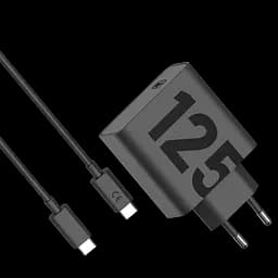 Зарядний пристрій Motorola 125W GaN USB + кабель 1 m (SJMC1252) чорний