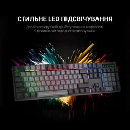 Клавіатура GamePro Blue Switch механічна (MK105B) - мініатюра 9