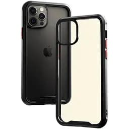 Противоударный бампер чехол Primolux Refraction Case для смартфона Apple iPhone 12 / iPhone 12 Pro Black