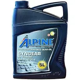 Олива трансмісійна синтетична Alpine Syngear 75W-80 FE API GL-4/GL-5 5 л