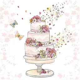 Декупажные салфетки Ambiente Свадебный торт 20 шт.