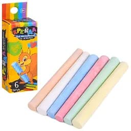 Крейда для малювання на асфальті Bambi MK 4708 різнокольорова 6 шт