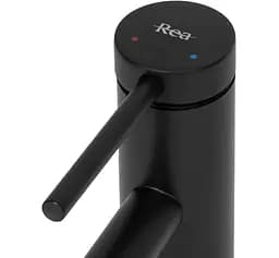 Змішувач для умивальника Rea Foss black matt низький (REA-B5317) - мініатюра 5