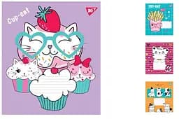 Тетради ученические 12 листов линия. 1В Funny animals, 25 шт. в упаковке