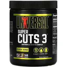 Жиросжигатель Universal Nutrition Super Cuts 3, 144 таблетки (132+12 free)