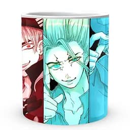 Кухоль GeekLand Dr. Stone Доктор Стоун Сенку Нанамі Ген Хром Укіо DS 02.05 330 мл білий - мініатюра 2