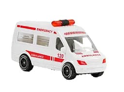 Машина А 01-04 "Спецтехника", инерция, в пакете (6985371110067) Белый