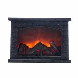 Камін-світильник новорічний декоративний Yiwu з LED-підсвіткою USB 12×20×27.5 см CR-3-4 