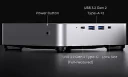 Неттоп Chuwi AuBox 8745, Silver, Ryzen 7 8745HS (8x3.8-4.9 GHz), 16Gb Windows 11 Pro, кріплення VESA у комплекті (CWI603) - мініатюра 4