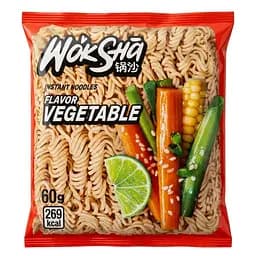 Вермишель быстрого приготовления WokSha со вкусом овощей 60 г