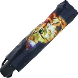 Жіноча складана парасолька повний автомат Trust 103 см чорна