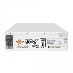 Акумулятор LogicPower LiFePO4 51,2V - 100 Ah (5120Wh) (BMS SP 100A/50А) RM RS485/CAN LCD WH - мініатюра 6