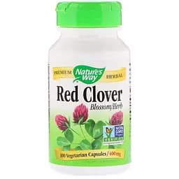 Червона Конюшина Nature's Way Red Clover 400 мг 100 вегетаріанських капсул (NWY16000)