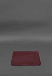 Коврик для мышки из натуральной кожи 1.0 бордовый краст