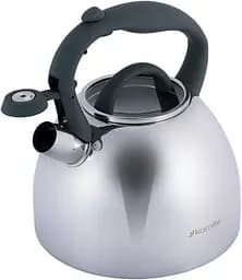 Чайник Whistling Kettle 2.7л зі свистком та скляною кришкою Kamille Ø20х23 см kuh0011104 - мініатюра 2
