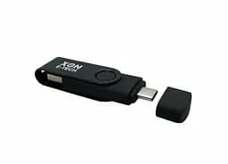 Флеш-накопичувач XON FlashDrive DuoConnect 256GB (USB 3.0 + USB Type-C) Чорний (FX3DR256PB 7553) - мініатюра 5