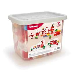 Конструктор ДСНС/Фортеця/Швидка допомога, 303 деталі, у контейнері для зберігання, Фламінго, 013999/04