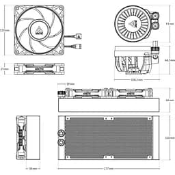 Система водяного охолодження Arctic Liquid Freezer III Pro 240 A-RGB (ACFRE00182A) [143373] - мініатюра 7