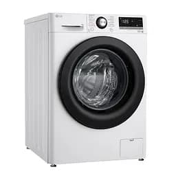 Пральна машина LG фронтальна, 9кг, 1400, A+++, 57см, дисплей, пара, інвертор, білий (F4V3VS6WW) - мініатюра 2