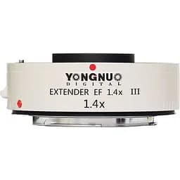 Екстендер Yongnuo EF 1.4x III для об'єктивів Canon, Збільшення 1.4x