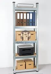 Стелаж металевий 220×65×30 оцинкований самозбірний SPACEMAX
